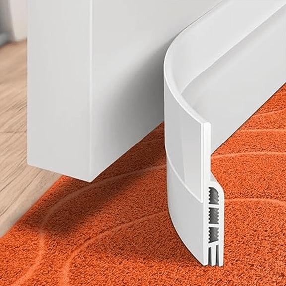 Door Draft Stopper Under Door Draft Blocker Insulator Door Sweep Weather Stripping Noise Stopper Strong Adhesive
