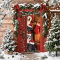 thumbnail image 4 of Japceit Large Christmas Door Cover, 35x71 Inch Holiday Entrance Curtain Panel, Festive Door and Wall Decoration for Party, Home, Seasonal Display Background, 4 of 6