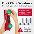 thumbnail image 4 of Tyroler Bright Tools Glider D-4 Magnetic Window Cleaner Tool, Single Glass Squeegees 0.1"-1.6" Only, 4 of 7