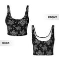 thumbnail image 6 of Uemuo Turtle Pattern Women's Sports Bra - High Impact Support, Breathable, and Comfortable Athletic Bra for Running, Yoga, and Workouts, 6 of 9