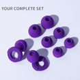 thumbnail image 2 of HUAK 2sets High Fidelity Recomable Ear Plugs – Noise Cancelling for Mcomic, Concerts, Festivals, Mcomicians, Drummers, DJs, 2 of 6