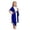 Blue-rAxVp, variant on RFQWOVSR Girls Ancient Greek Style White Robe Halloween Performance Outfit 5-6 Years