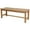 Black, variant on Anderson Teak Madison 59" Contemporary Teak Backless Bench in Brown