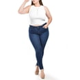 thumbnail image 4 of Jeans skinny con strech /Tallas Extras, 3916 (Azul Dark) azul oscuro 40, 4 of 6