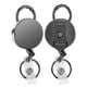thumbnail image 1 of Paquete 2 Carretes Soporte RetráCtil Placa Alta Resistencia, Soporte Placa IdentificacióN Metal con  con Clip para CinturóN para  Tarjeta Nombre, 1 of 1