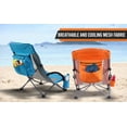 thumbnail image 6 of Nice C Beach Camping Folding Chair w/Cooler High Back, Chair with Cup Holder & Carry Bag Compact & Heavy Duty Outdoor, Camping, BBQ, Beach, Travel, Picnic, Festival(One Orange), 6 of 9
