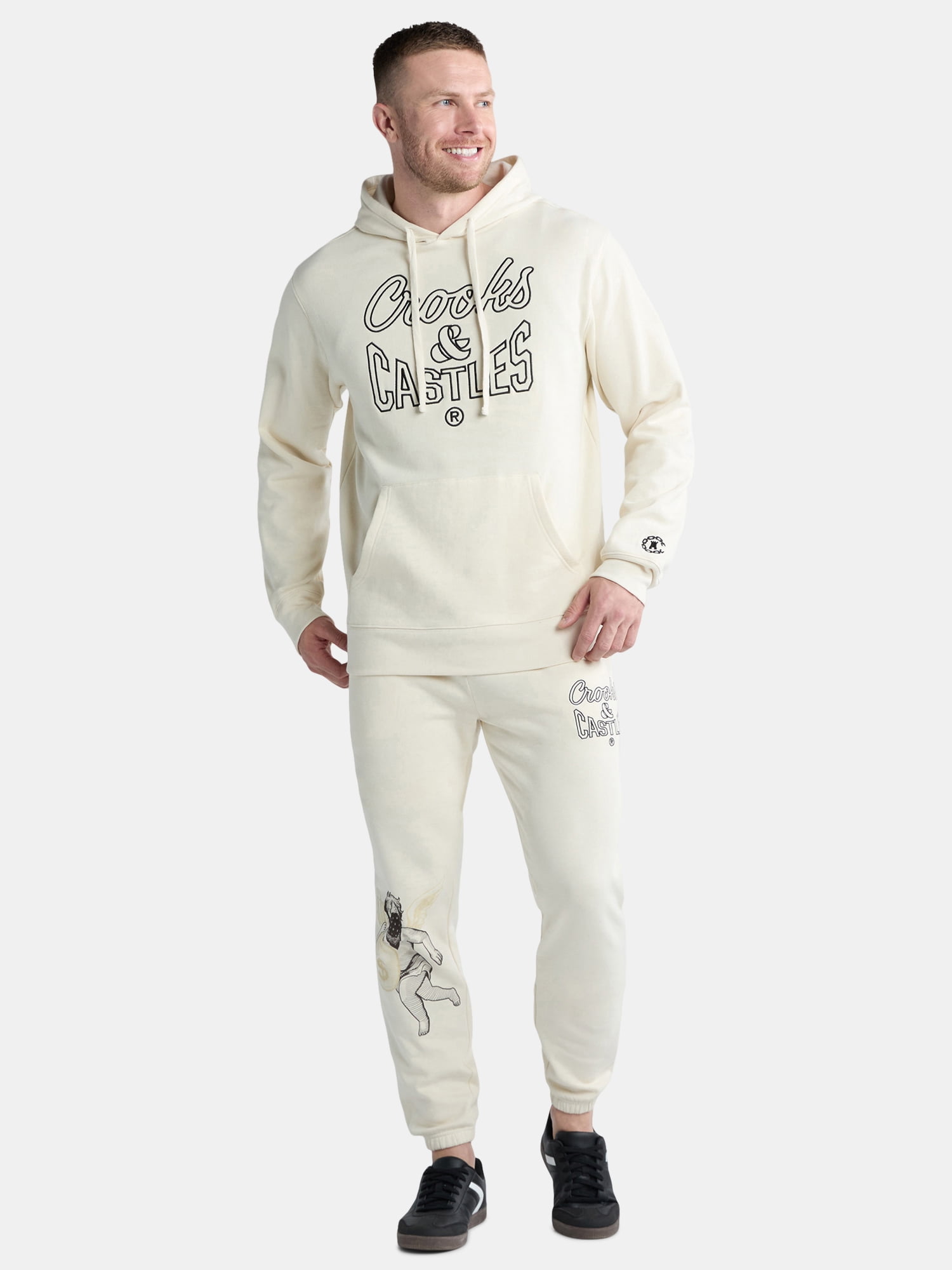 Crooks And Castles, Men's & Big Men's C&C Classic Style, Graphic Hoodie, Sizes XS-3XL