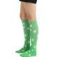 thumbnail image 5 of Qarigey 1 par de calcetines a rayas hasta la rodilla de arcoíris, elasticidad, transpirabilidad, apariencia de moda cómoda, calcetín antideslizante, Type3 NO3 Qarigey CBP288707, 5 of 6