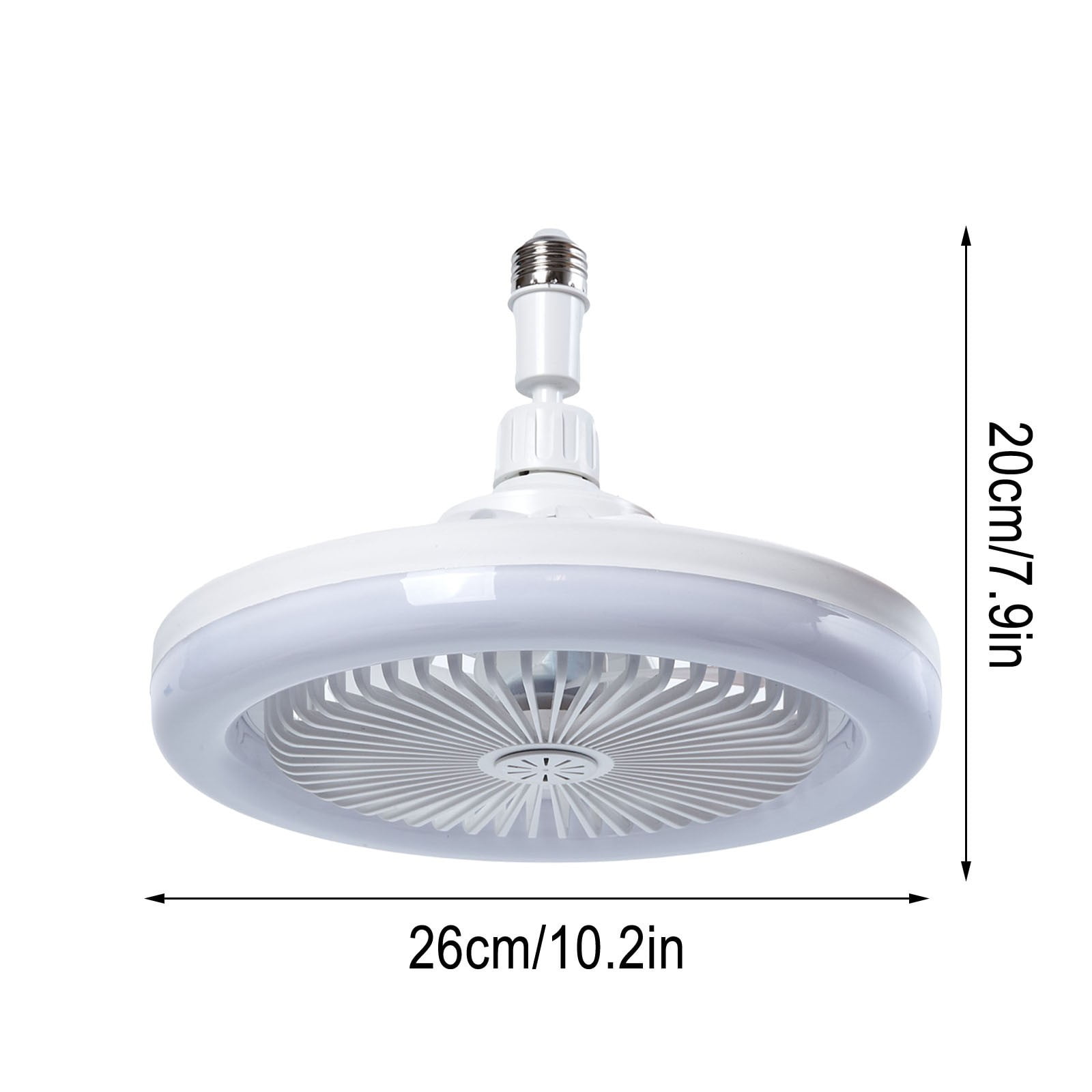 30W Fan Light with Aromatherapy, Adjustable Ceiling Fan Lamp with Light Bulb, Remote Control Cooling Light, Suitable for Kitchen, Bedroom and Living Room