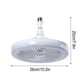 thumbnail image 3 of Ventilador de techo 30W | Control remoto LED Montaje empotrado | 9.8" de diámetro | Motor silencioso | Flujo de aire de 3 velocidades | Iluminación regulable y agradable a la vista | Ahorro de, 3 of 9