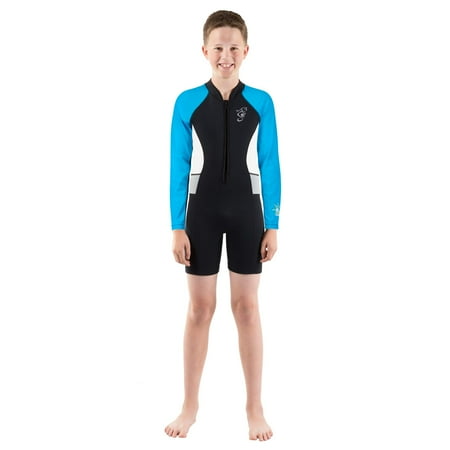 Seavenger Cadet Kids 2mm Shorty Wetsuit (Blue 6/6X)