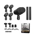 thumbnail image 1 of Kit de micrófono de batería STABCL de 7 piezas con cable y funda de transporte, 1 of 7