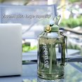 thumbnail image 3 of Taza de Fitness para PC de gran capacidad de 1,5 l, botella a prueba de fugas, botella de agua deportiva portátil con marcador de tiempo para gimnasio y Fitness, 3 of 5