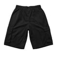 thumbnail image 5 of LiuXxxx Casual Cargo Shorts with Multiple Pockets for Athletic Hiking Training Outdoor Sports Lightweight Breathable Elastic Waist Summer Black L, 5 of 5