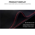 thumbnail image 3 of Sidaley Fundas para volante de coche gamuza única transpirable diámetro 38cm Protector funda protectora Universal accesorios para camiones Automoción decorativa y accesorios Línea negra/negra Sidaley VI008701-02, 3 of 5