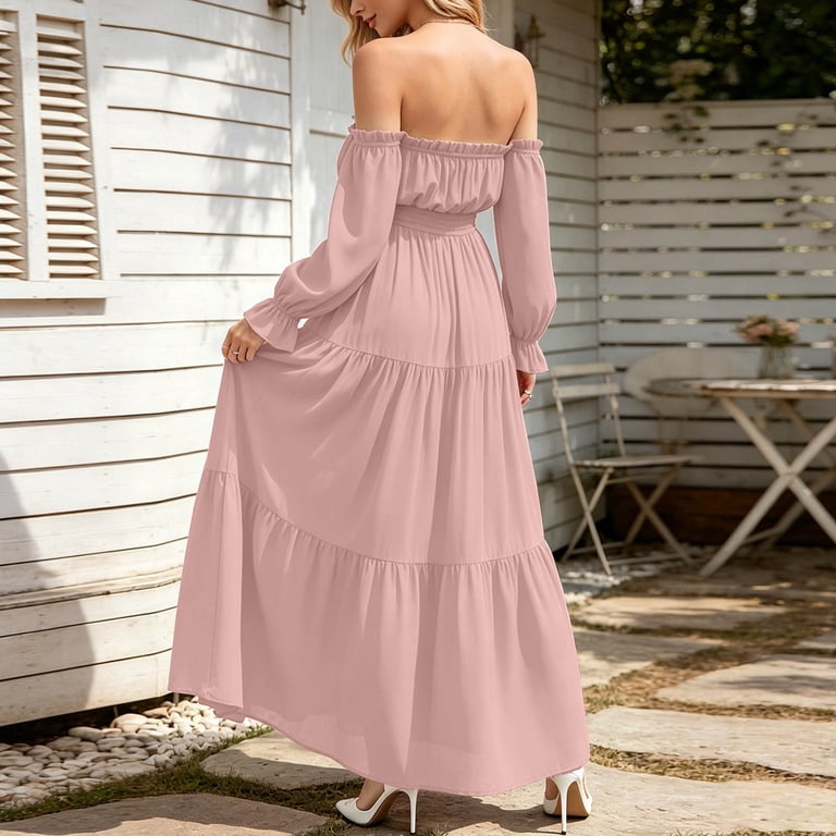 boho style wedding guest dresses Bridesmaid Dress High Priestess Evening Gown Tassels Red Adjustable Back 25 Boho Wedding Guest Outfit