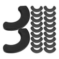 thumbnail image 1 of Minkissy 20pcs Dumbbell Mat Black Rubber Floor Protection for Home Gym, 1 of 5