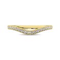 thumbnail image 2 of 14K Yellow Gold 1/6 ctw Contour Band Ring, 2 of 4
