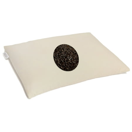 Deluxe Comfort Organic Buckwheat Hull Bed Pillow 19 L X 14 W