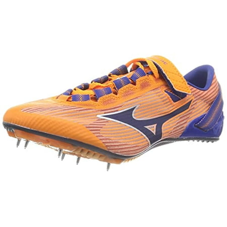 

[Mizuno] Athletics Shoes X Blast ELITE 2 Club Activities Lightweight Short Distance Athletics Spikes For Tracks Less Than 800m Orange x Blue 22.0 cm 2E