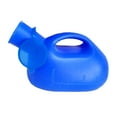 thumbnail image 3 of Urinario portátil para hombre y mujer, para acampar, viajes al aire libre, botella de viaje Los hombres usan 2000ml azul con tapa, 3 of 7