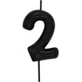 thumbnail image 2 of Hltser Birthday Candles Numbers 2.36 inch Party Cake Topper 1 Piece (Brown  Number 6), 2 of 6
