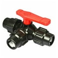 thumbnail image 2 of 1PCS Plastic Valve Three-way Fast Connection Pipe Valve T-type Valve Internal Diameter 20/25/32/40/50/63mm ,Easy to Operate, 2 of 3