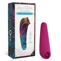 plusOne Fluttering Arouser Vibrator, Silicone, 10 Fluttering Patters