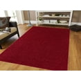 thumbnail image 3 of Home Queen Pet Friendly Area Rugs Burgundy - 3' Octagon, 3 of 3