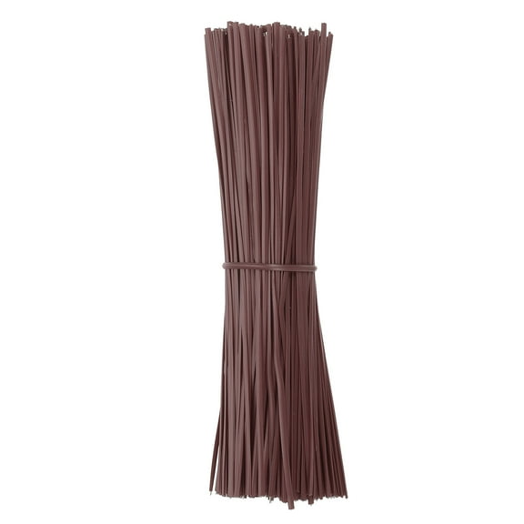 Uxcell 300 Pcs Plastic Twist Ties, 6 Inch Reusable Cable Ties, 0.08 Inch Wide Bag Coated Ties Brown