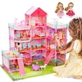 thumbnail image 1 of Énorme Maison de Poupée pour Filles &ndash; Grande Maison de Jeu de Rôle pour Enfants (Lumières Non Incluses), 1 of 6