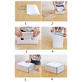 thumbnail image 2 of fashionhome Flip Shoes Box Transparent Drawer Case shoes storage drawer case Plastic Shoe Boxes Stackable Storage Case Organizer, 2 of 9