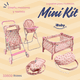 thumbnail image 3 of kit de 5 piezas de carriola para muñeca en set plegable 33600 mini kit ibaby rosa, 3 of 10