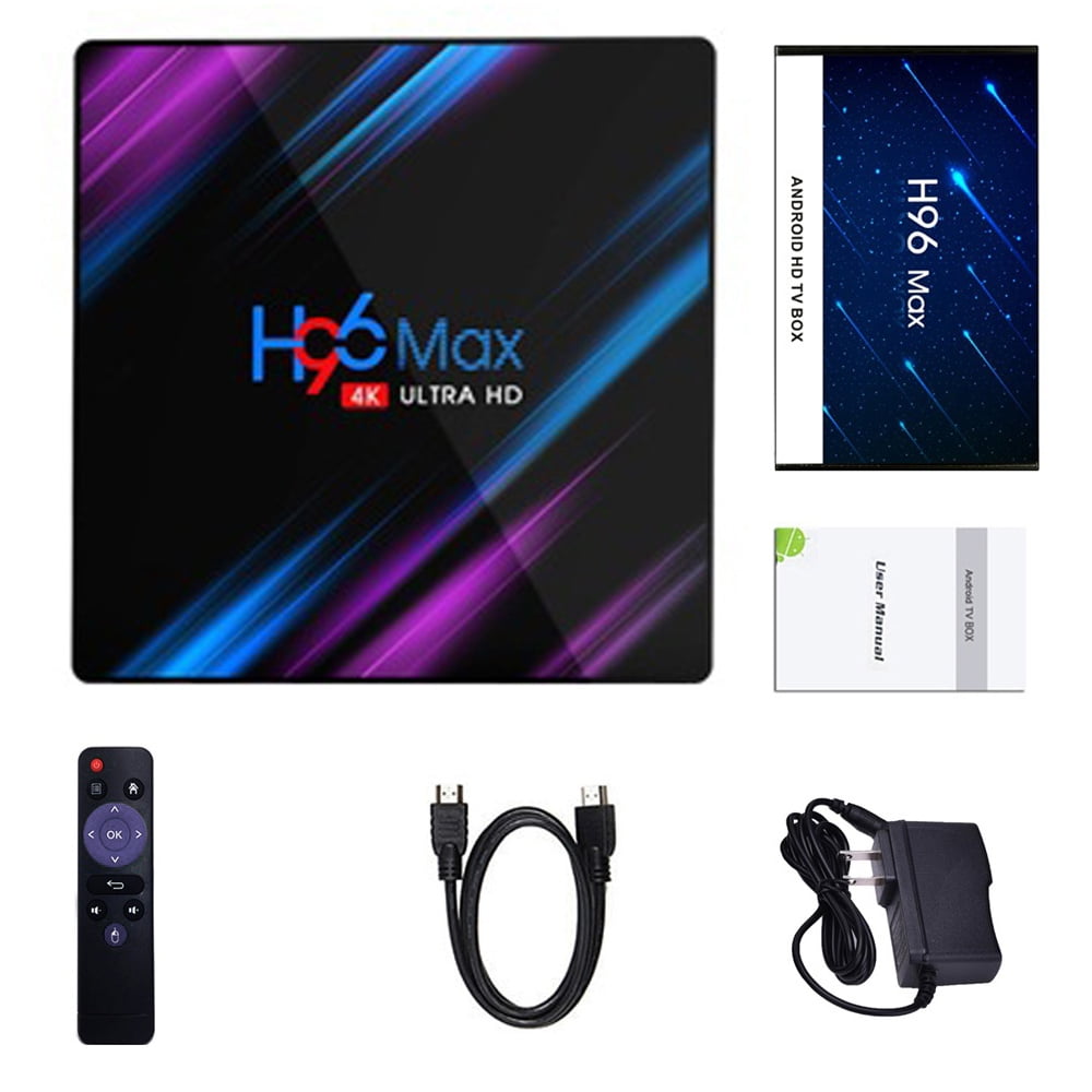 FIEWESEY H96 Max TV Smart BOX , Android 11.0 TV Displays Box with USB Port 3.0/USB 2.0 , Ethernet, HDMI SD Card port,Support 5G/Wifi /4K HD Box For Home Media