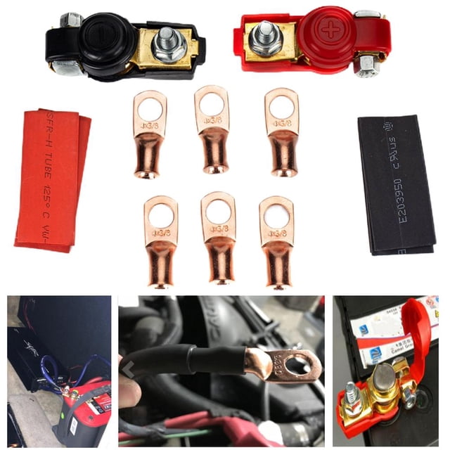 Conector De Terminal De Batería De Coche, Abrazaderas De Conector De Batería, Accesorios De Coche Resistentes A La Corrosión Eigraketly VI012375-01