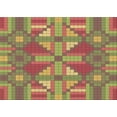 thumbnail image 1 of Ahgly Company Machine Washable Indoor Rectangle Transitional Green Area Rugs, 5' x 8', 1 of 7