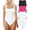 Black,rose3,white, variant on Women's 3 Piece Bodysuits Sexy Ribbed Strappy Square Neck Sleeveless Shapewear Bodysuits