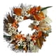 thumbnail image 2 of Ganfancp Thanksgiving Algodón Hoja de Arce Frutas Guirnalda Corona Blanca Hoja de Arce Calabaza Decoración Pared Colgante Puerta Decoración Ofertas y Liquidaciones 1X Corona de Piñas de Arce y Calaba, 2 of 7
