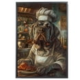 thumbnail image 2 of Funny Dog Kitchen Wall Art - Dining Room Wall Decor - Neapolitan Mastiff Cooking Food Canvas Prints for Farmhouse Kitchen Decor, Modern Restaurant Painting Artwork, 2 of 6