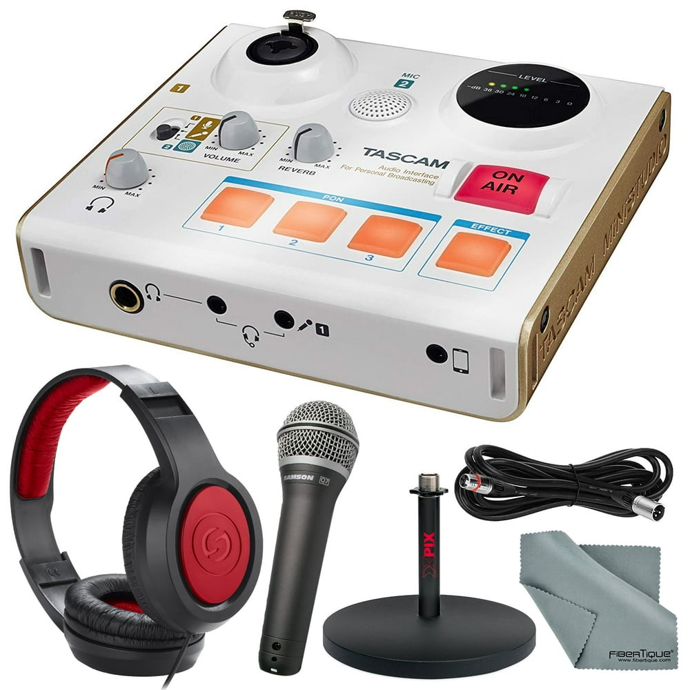 Tascam US32 MinStudio Podcasting Personal Audio Interface + Deluxe