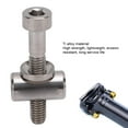 thumbnail image 3 of 2 Tornillos Para Tija De Sillín De Ciclismo, M5 30 Mm, aleación De Ti, Pernos Fijos Para Tija De Sillín De Ciclismo, Piezas De Repuesto Para Tubo De Sillín De Ciclismo, 3 of 7