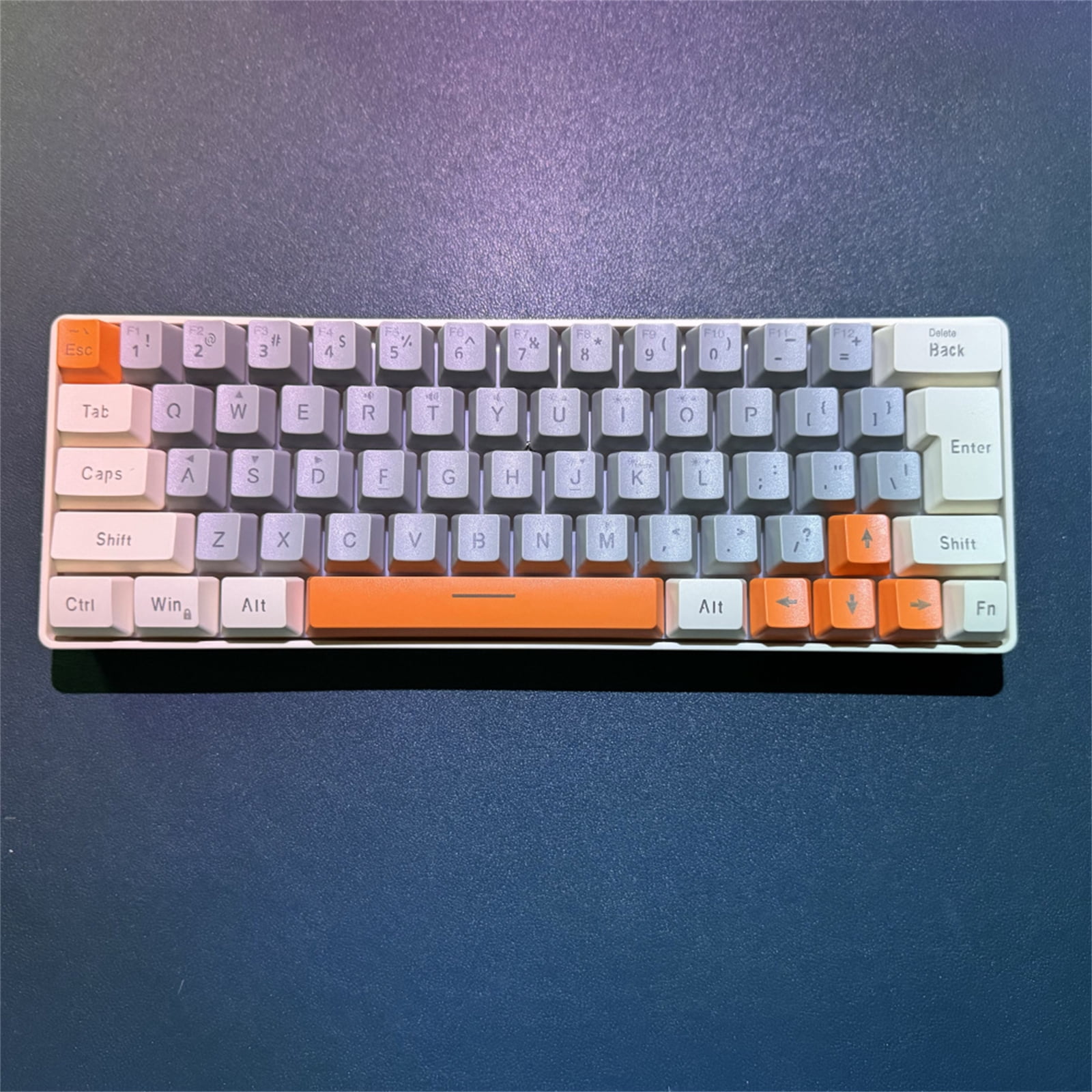Corded Gaming Keyboard for Gamers LED Backlits LED Mechanical Keyboard 63 Key Desktop Computer Keyboard for Gaming