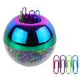 thumbnail image 1 of Acrylic Magnetic Paper Clip Holder With Colorful Bookmarks For Office School Supplies, 1 of 7