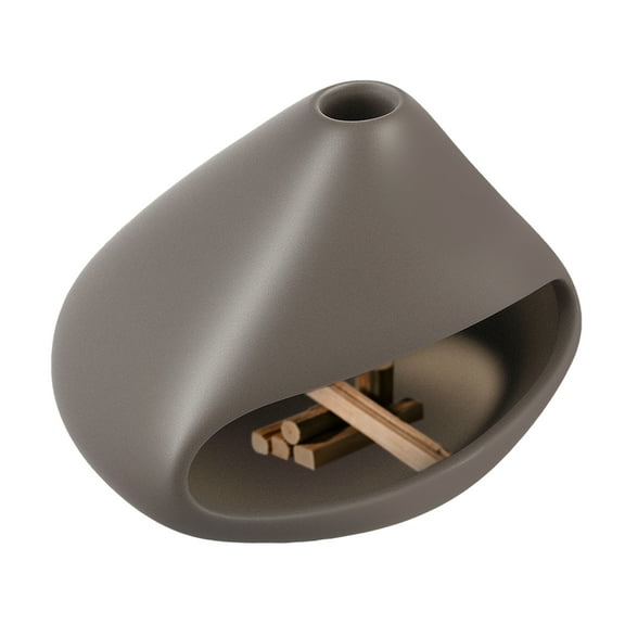 Threns Ceramic Palo Santo Holder Handmade Smudge Bowl with Chimney Practical Sage Holder for Cone Incense Sage Bundles Palo Santo Sticks