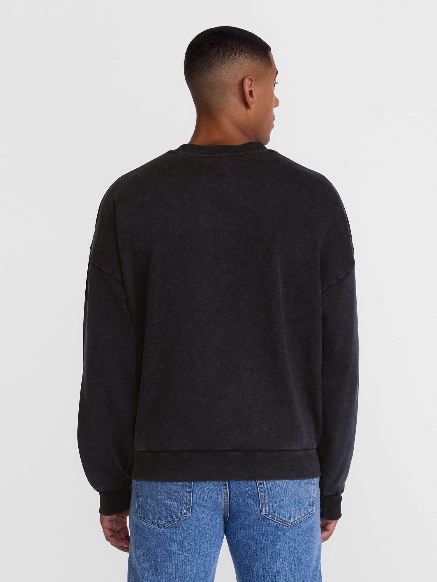 Men's Halloween Back Breaker Graphic Long Sleeve Sweatshirt from Way to Celebrate, Sizes XS-5XB
