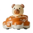 thumbnail image 1 of Inertia Sliding Toy Car Cartoon Animal Shape with Candy Storage Hole Fun Educational Promotes Imagination Hand-Eye Coordination Baby Car Toy Kids Birthday Gift, 1 of 6