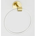 thumbnail image 3 of Alno A7240-PC Contemporary Acrylic 6" Diameter Towel Ring - Chrome, 3 of 7