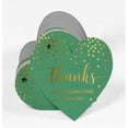 thumbnail image 3 of Inkdotpot Pack Of 50 Real Gold Foil Paper Tags Thanks For Celebrating With Me Birthday Favor Hang Tags, 3 of 6