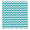 thumbnail image 3 of Ambesonne Seafoam Shower Curtain, Abstract Chevron Lines, 69"Wx84"L, Beige Seafoam, 3 of 3