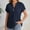 Navy, variant on Babysbule Women's Casual V-Neck Short Sleeve Blouse, Soft Loose Fit Shirt, Lightweight Top for Office, Outdoor, Daily Wear